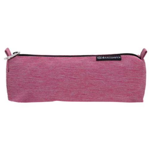 Picture of EXACOMPTA DENIM 500 ROUND PENCIL CASE ROSE
